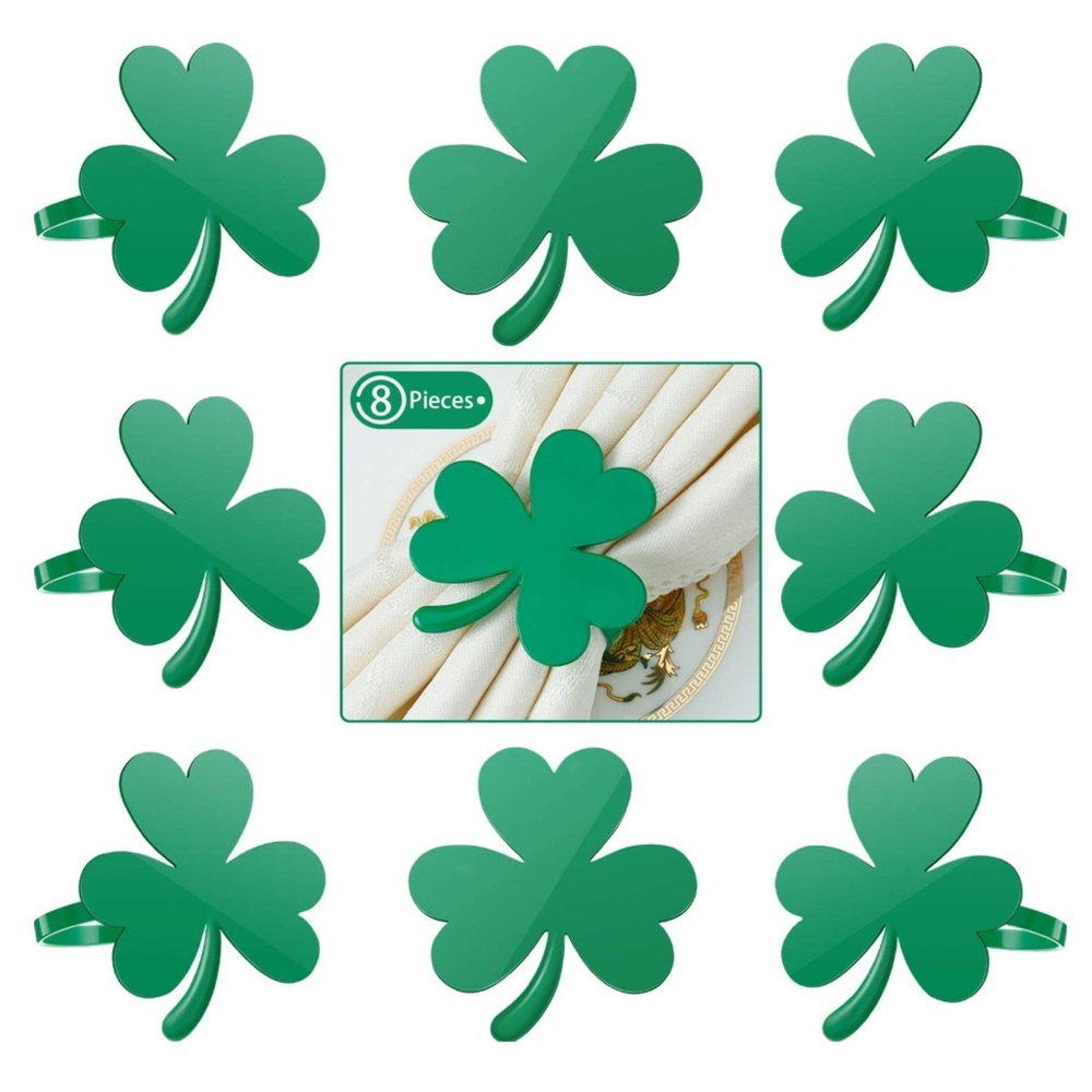 Shamrock Napkin Rings St. Patrick's Day